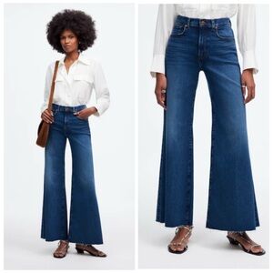 Madewell Flared Wide-Leg Jeans Size 26 Pelion Wash Sold Out Online